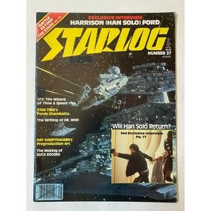 STARLOG #37 - 1983 August Featuring Star Wars On Cover VINTAGE